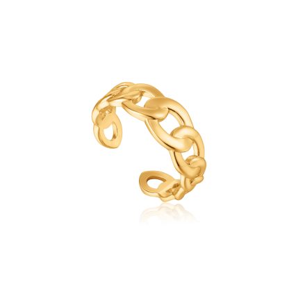 Curb chain adjustable ring