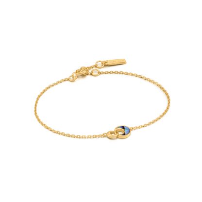 Tidal Abalone Crescent Link Bracelet